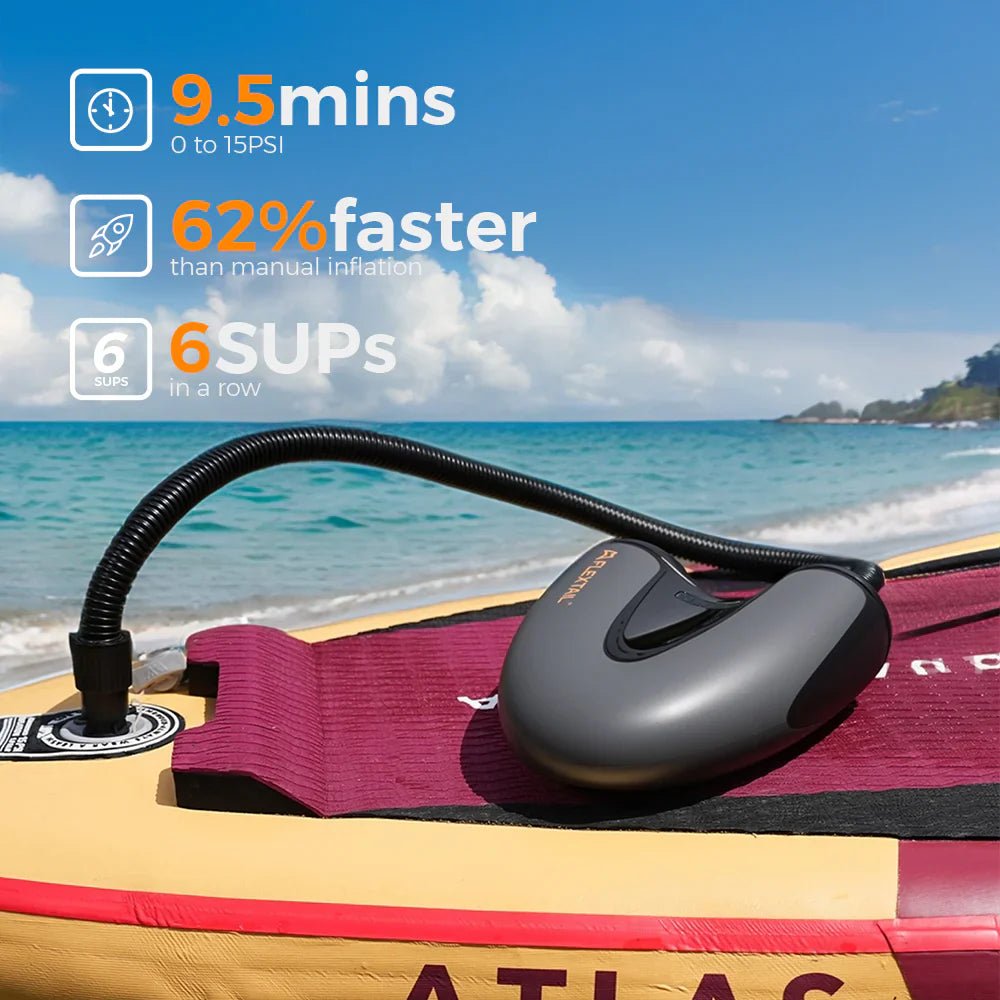 Flextail Gear EVO SUP PUMP PRO - 45PSI & 8000mAh Built - in Battery SUP & Tire Pump - Longshot Tactical