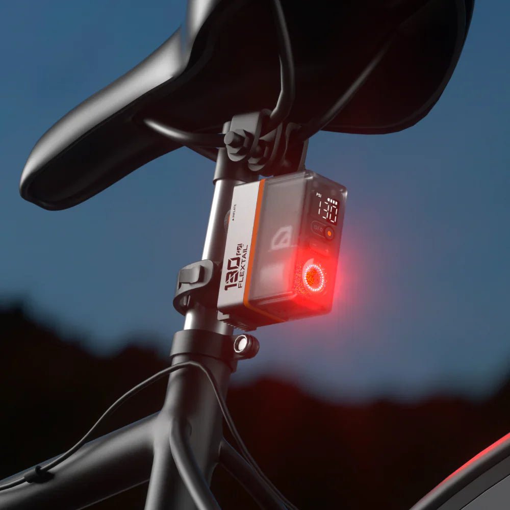 Flextail Gear Tiny Tire Pump 200 with Bike Tail Light - Up to 130PSI - Longshot Tactical
