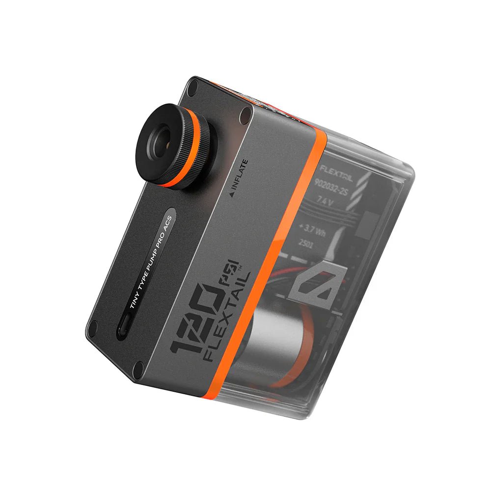 Flextail Gear Tiny Tire Pump 200 with Bike Tail Light - Up to 130PSI - Longshot Tactical