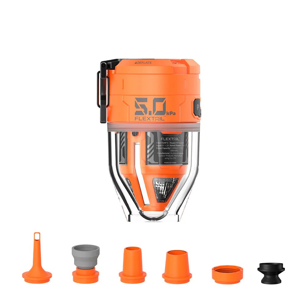 Flextail Max Pump 3 High Speed 2 - in - 1 Rechargeable Air Pump (Various Colours) - Longshot Tactical