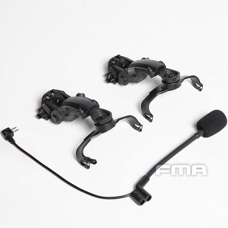 FMA Comtac II / III Helmet Arc Rail Headset Adapter - Longshot Tactical