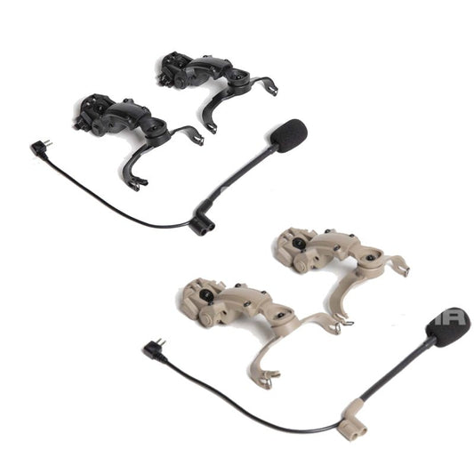 FMA Comtac II / III Helmet Arc Rail Headset Adapter - Longshot Tactical