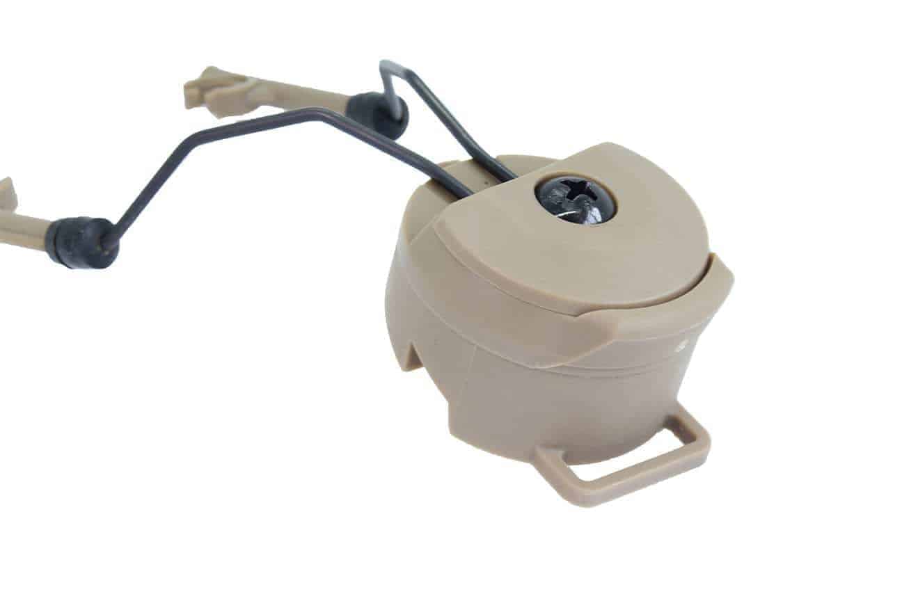 FMA PT Headset and Helmet Rail Adapter Set - Tan - Longshot Tactical