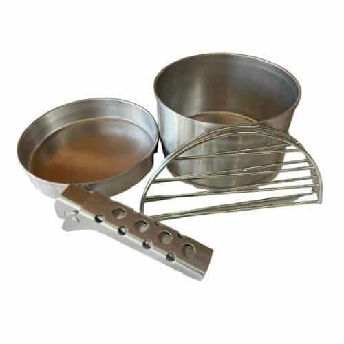 Ghillie Kettle Cook set - Small Aluminium - Longshot Tactical