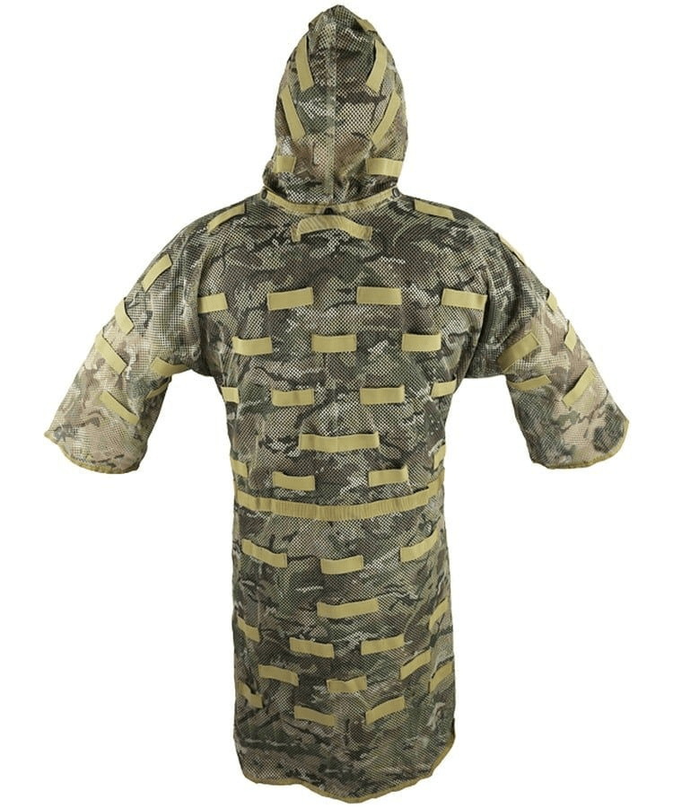 Ghillie Suit Concealment Vest BTP Camo - Longshot Tactical