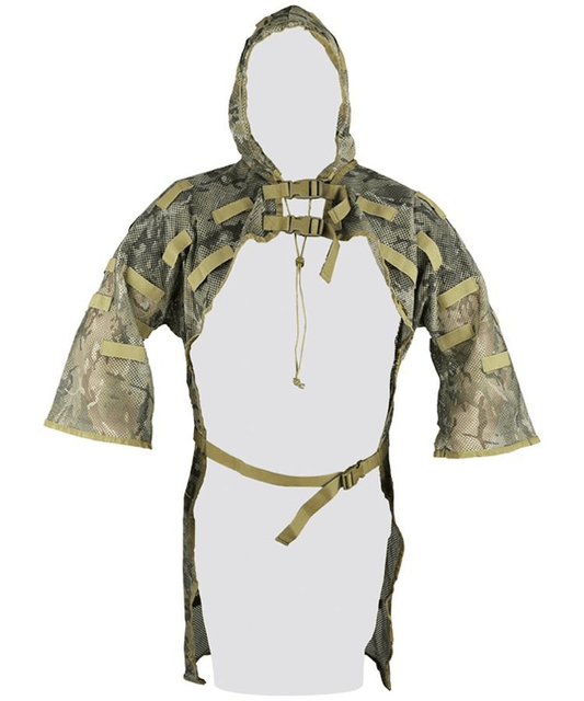 Ghillie Suit Concealment Vest BTP Camo - Longshot Tactical