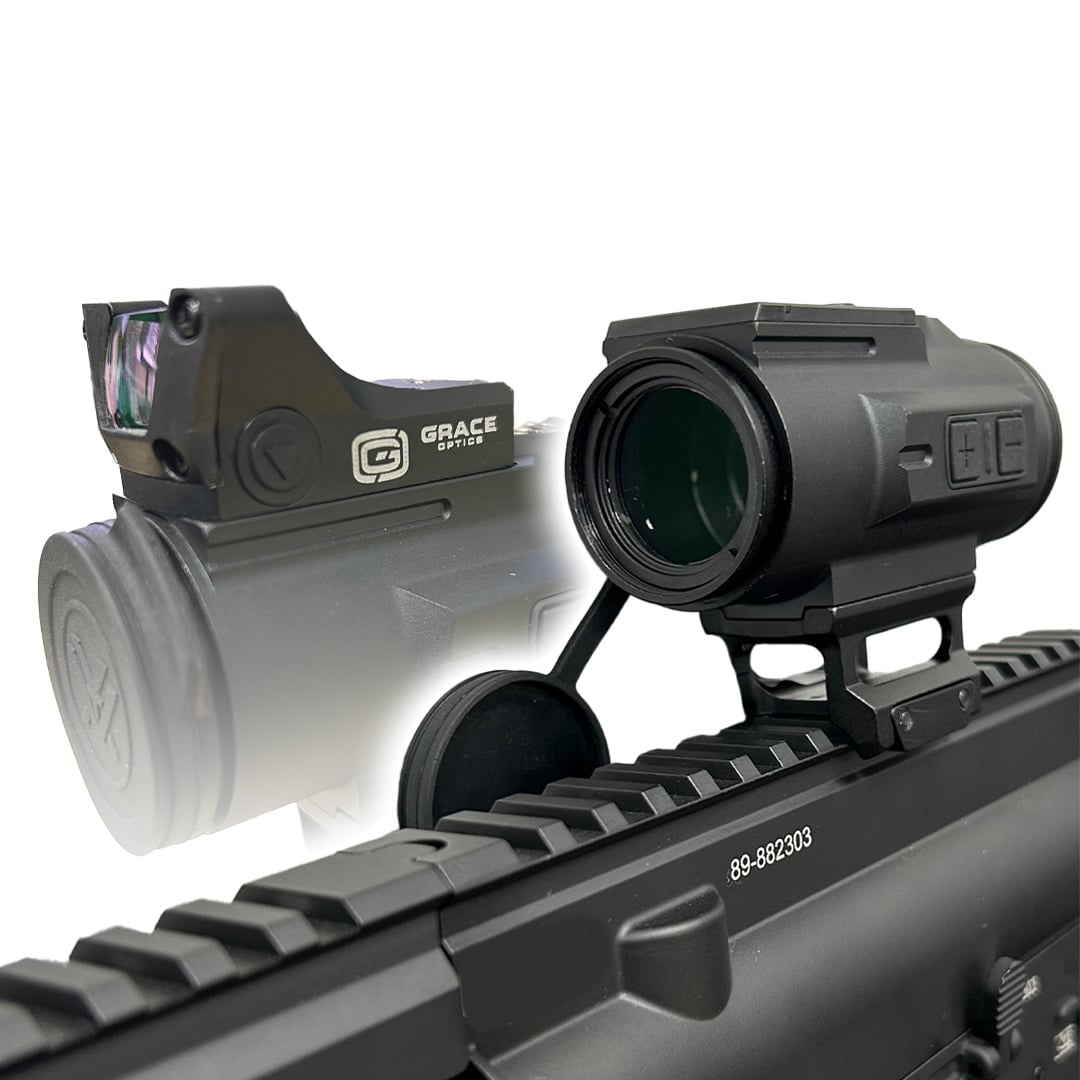 GHT Mustang Prisim Sight with M1 RMR - Longshot Tactical