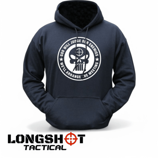 God Will Judge Hoodie – Black - Longshot Tactical