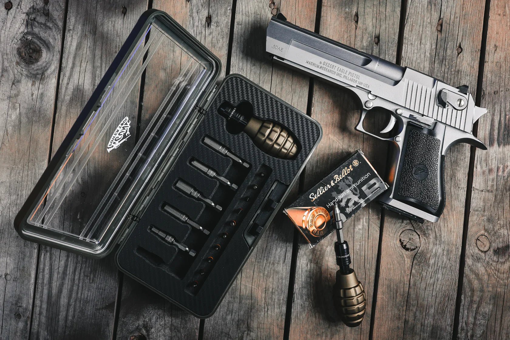 GPT 17 - Piece Grenade - Style Airsoft Valve Tool Kit - Longshot Tactical