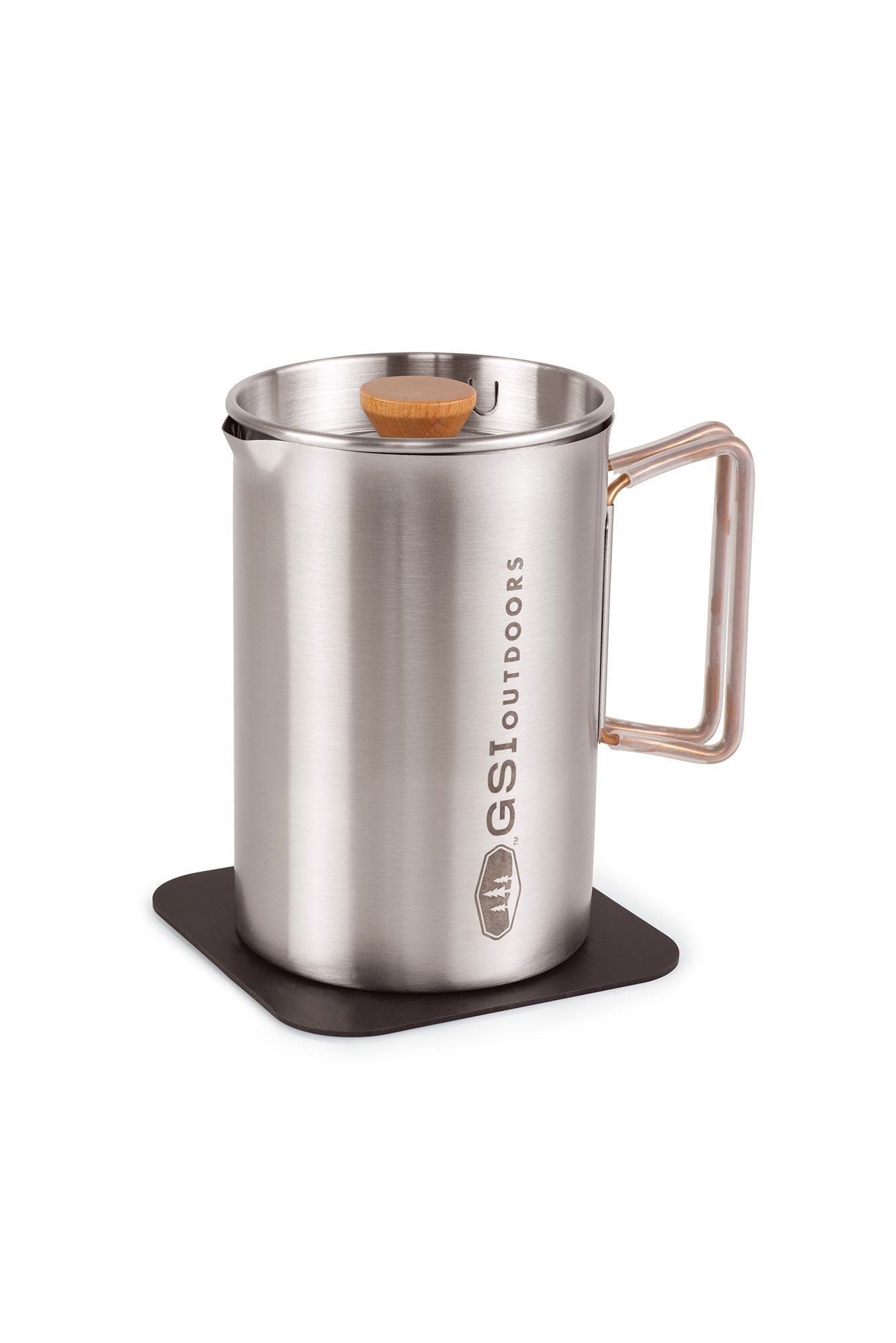 GSI Outdoors Glacier 20 fl oz. Stovetop Javapress + Boiler - Longshot Tactical