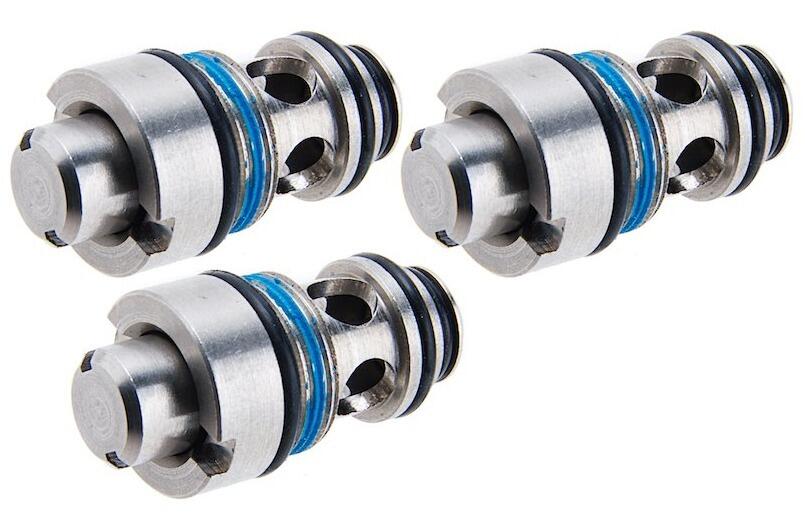 GUNS MODIFY EVO Stainless Steel Output Valve for TM & GM MWS GBB / Hi - Capa Magazine ( 3pcs ) - Longshot Tactical
