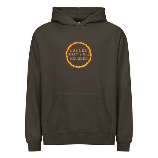 Harder Than Your Excuses Men’s box hoodie - Longshot Tactical