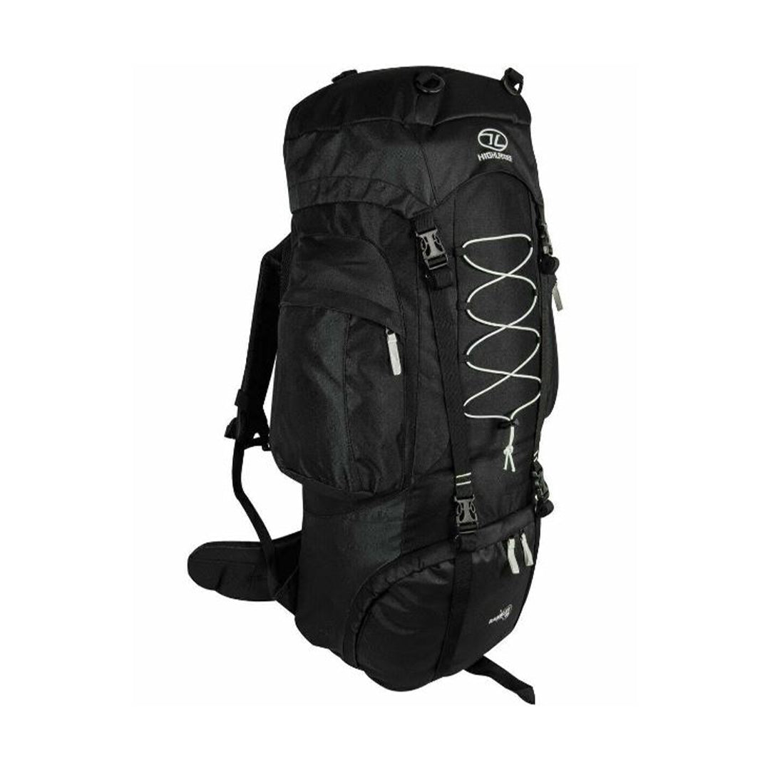 Highlander Rambler Rucksack 88L Black / Silver - Longshot Tactical