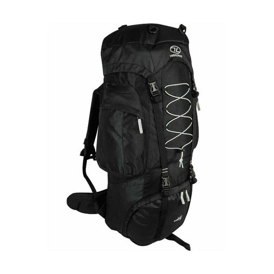 Highlander Rambler Rucksack 88L Black / Silver - Longshot Tactical