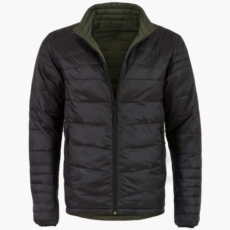 Highlander Reversible Down Jacket, Black and Olive (Various sizes) - Longshot Tactical