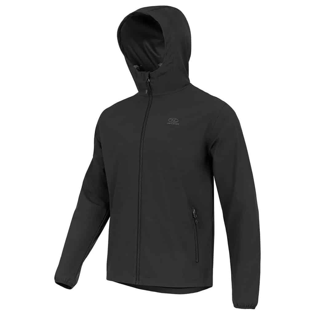 Highlander Shield Water Repellent Jacket (Grey / Black / Blue) - Longshot Tactical
