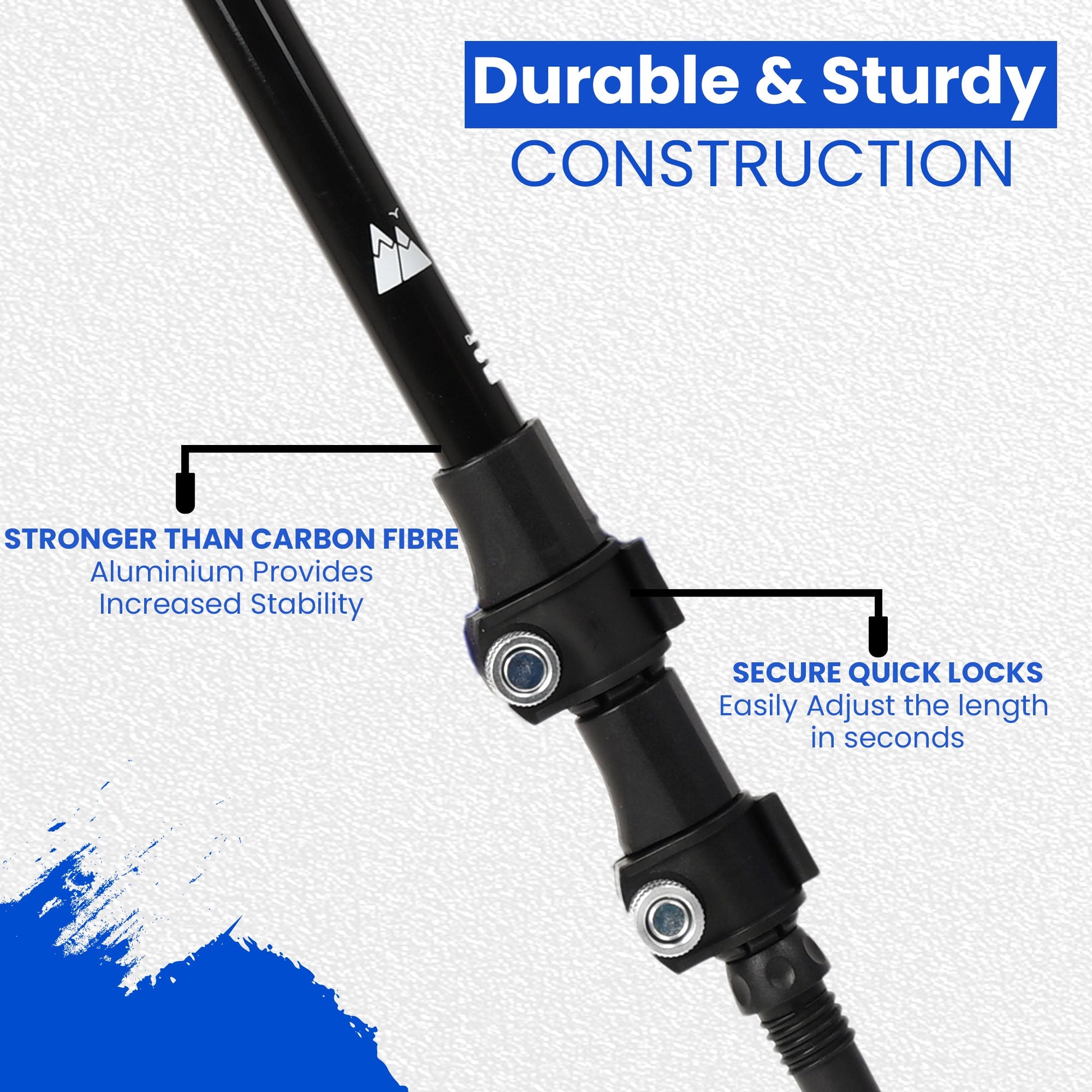 HikeWare Aluminium Hiking Poles - Longshot Tactical