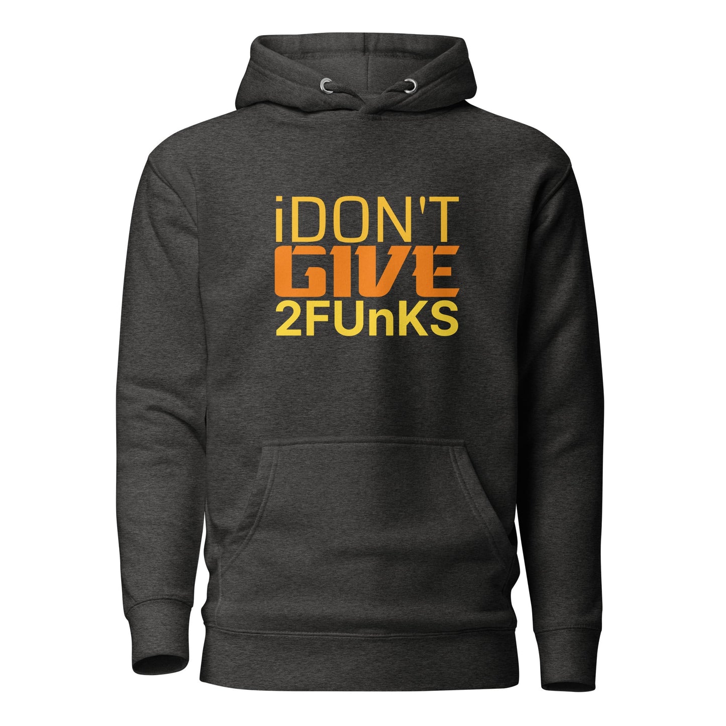 I don't give 2 funks Unisex Hoodie black / yellow - Longshot Tactical