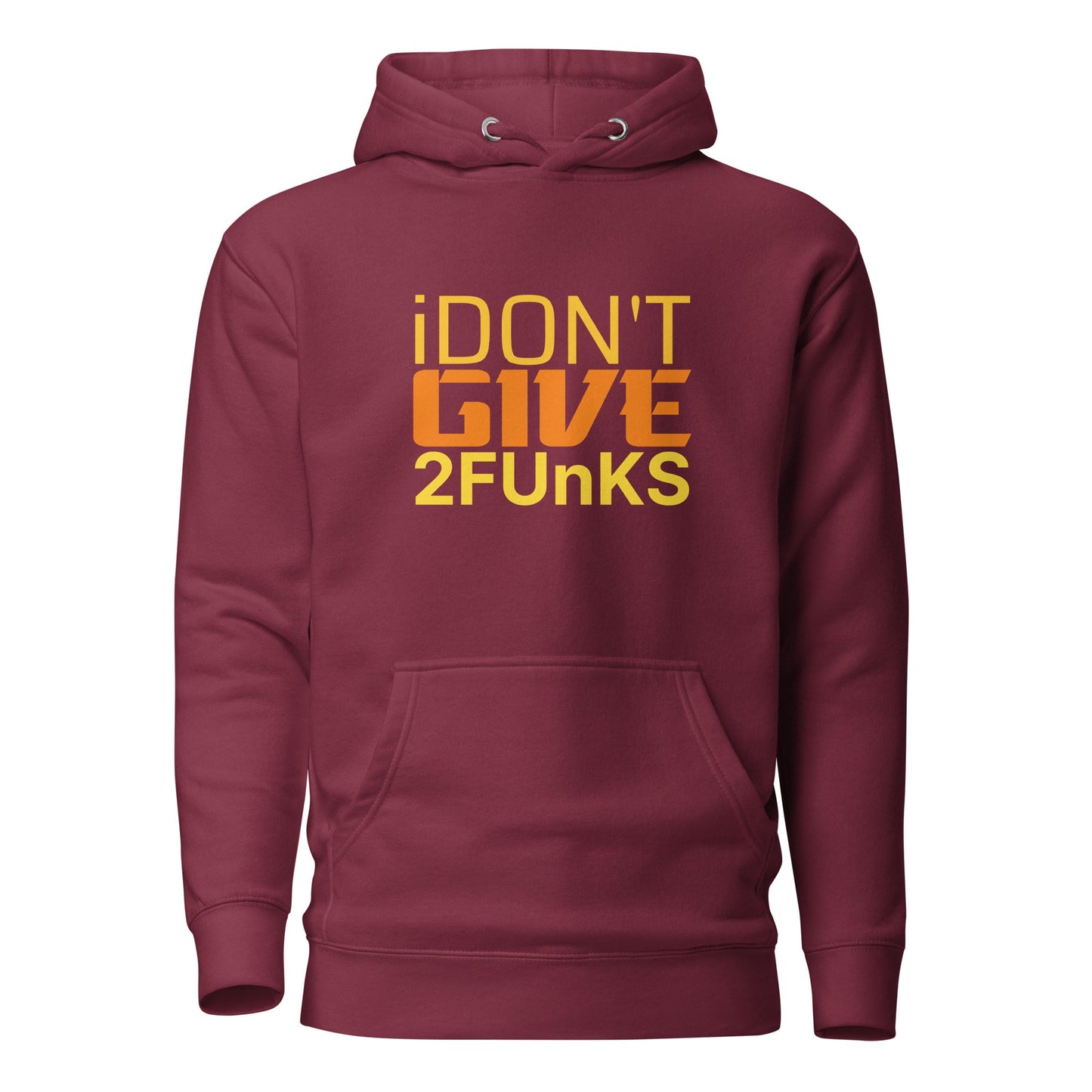 I don't give 2 funks Unisex Hoodie black / yellow - Longshot Tactical