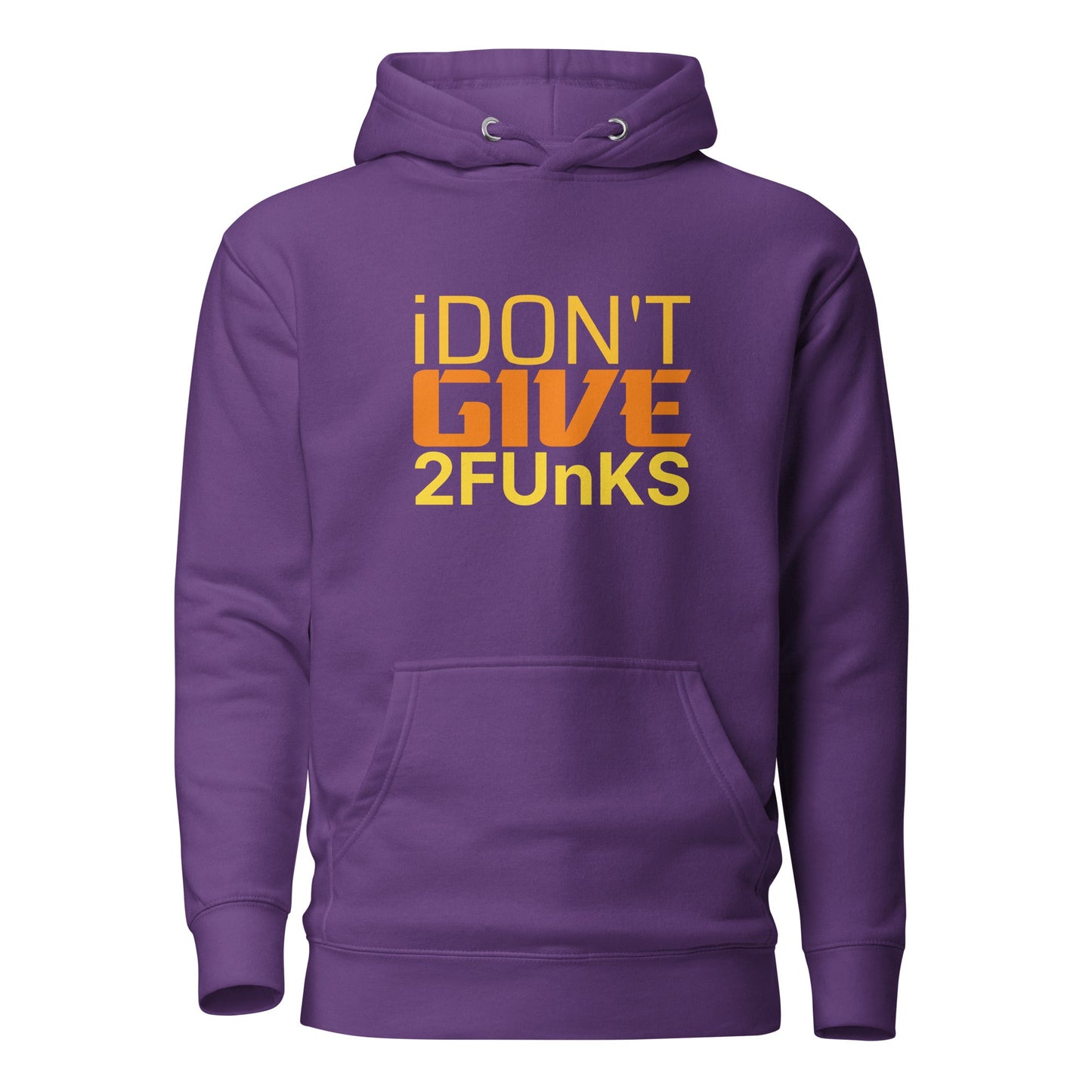 I don't give 2 funks Unisex Hoodie black / yellow - Longshot Tactical