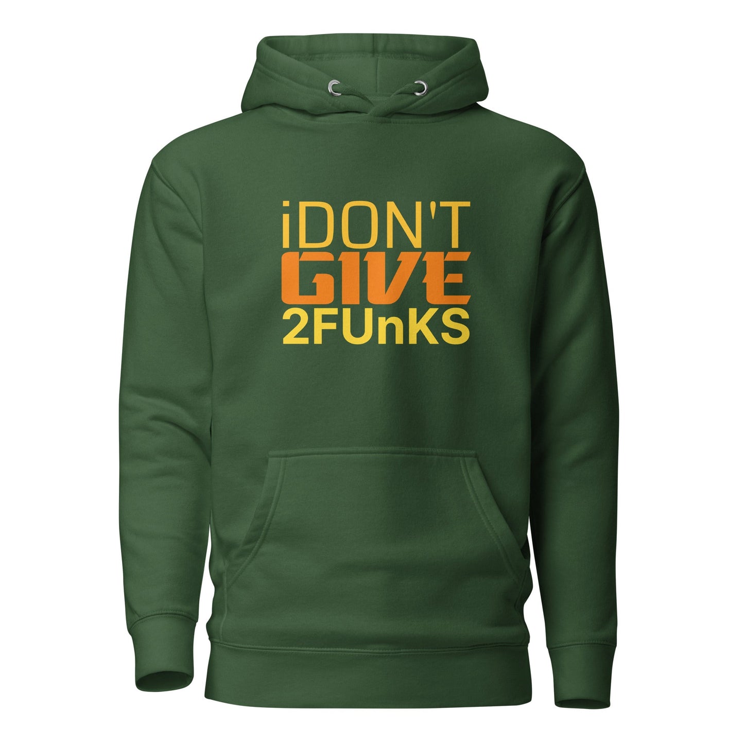 I don't give 2 funks Unisex Hoodie black / yellow - Longshot Tactical