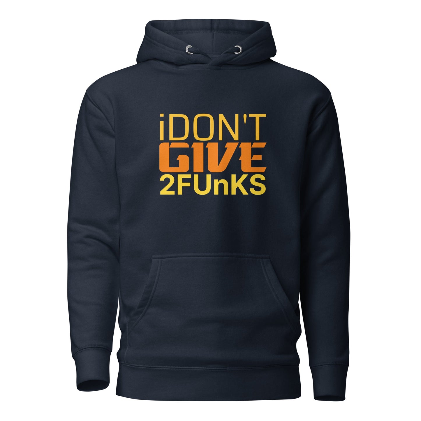 I don't give 2 funks Unisex Hoodie black / yellow - Longshot Tactical