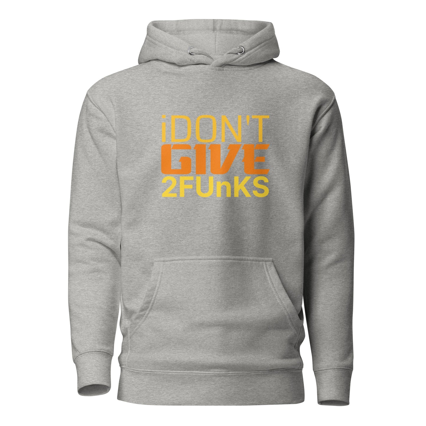 I don't give 2 funks Unisex Hoodie black / yellow - Longshot Tactical