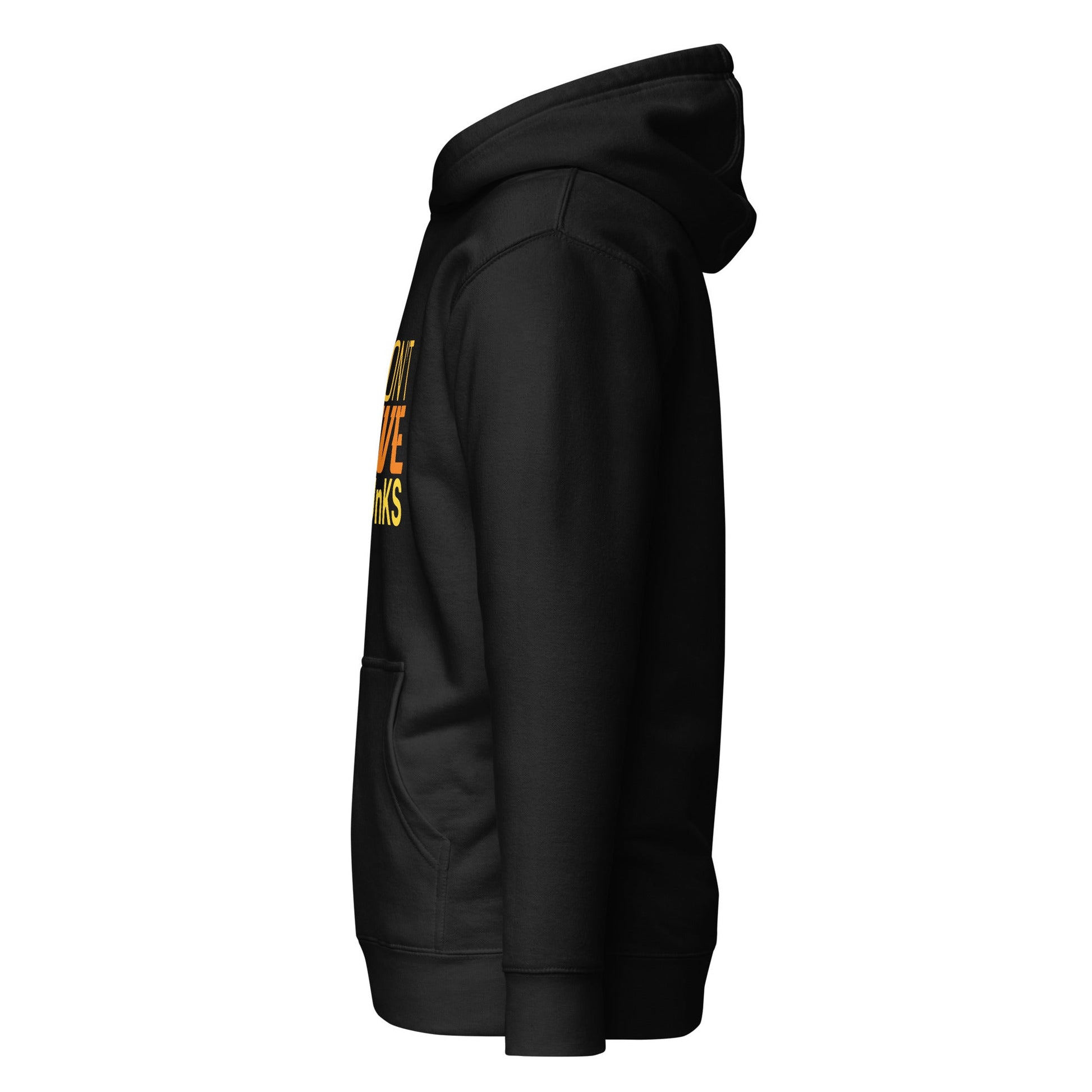 I don't give 2 funks Unisex Hoodie black / yellow - Longshot Tactical