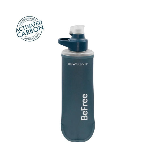 Katadyn BeFree Activated Carbon 0.5L Filter Bottle (Slate Blue) - Longshot Tactical