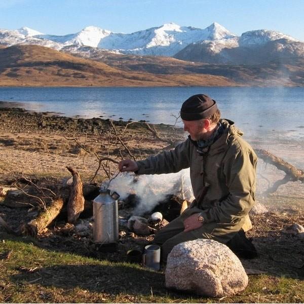 Kelly Kettle Base Camp 1.6 ltr (Stainless Steel) + Whistle - Longshot Tactical