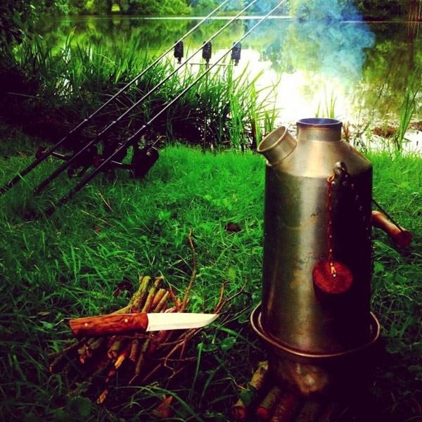 Kelly Kettle Base Camp 1.6 ltr (Stainless Steel) + Whistle - Longshot Tactical