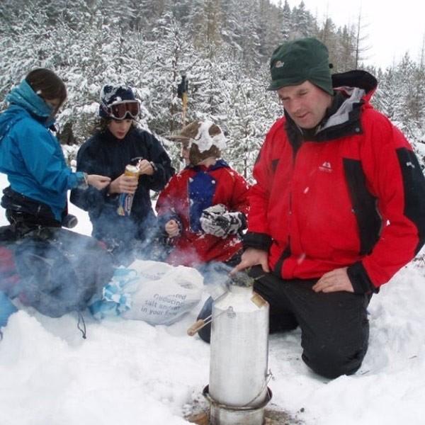 Kelly Kettle Base Camp 1.6 ltr (Stainless Steel) + Whistle - Longshot Tactical