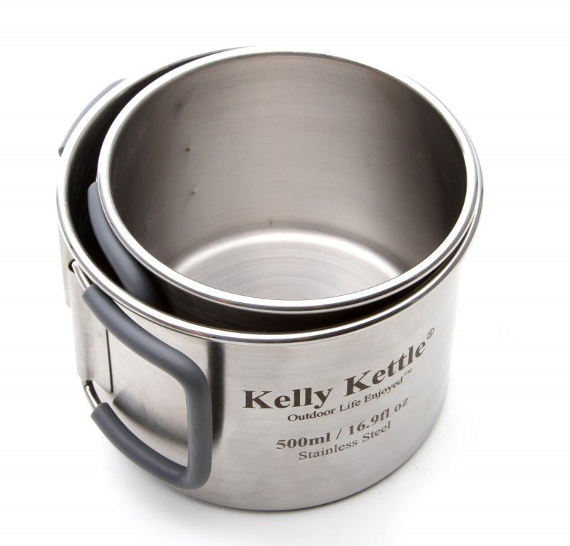 Kelly Kettle Camping Cup Set (350 & 500ml) - Longshot Tactical