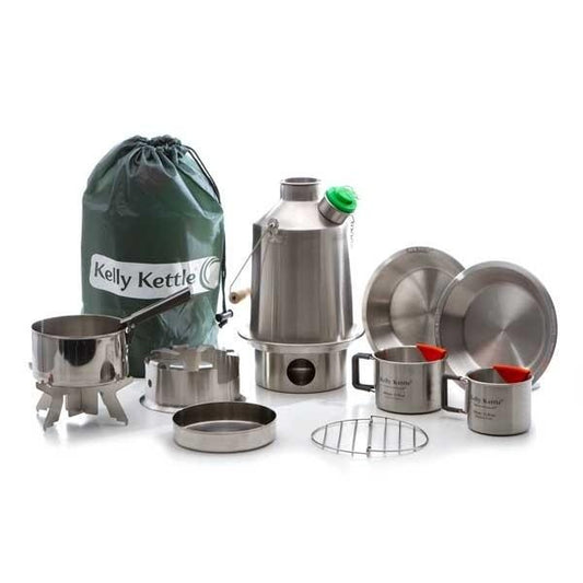 Kelly Kettle Ultimate 'Scout' Kit (Stainless steel) - VALUE DEAL - Longshot Tactical