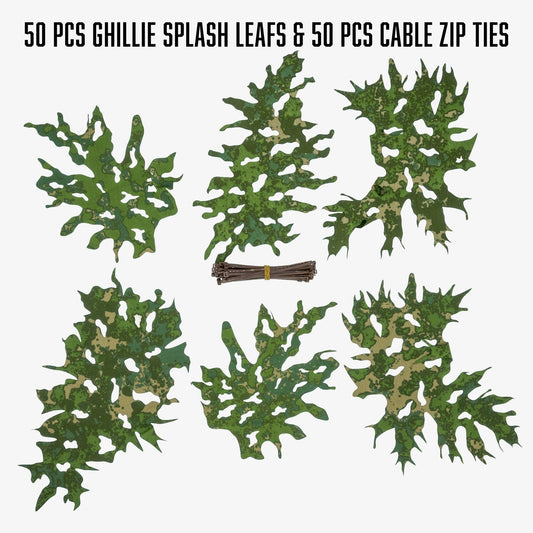 KMCS Ghillie Splash Leaves - 100g pack - Longshot Tactical