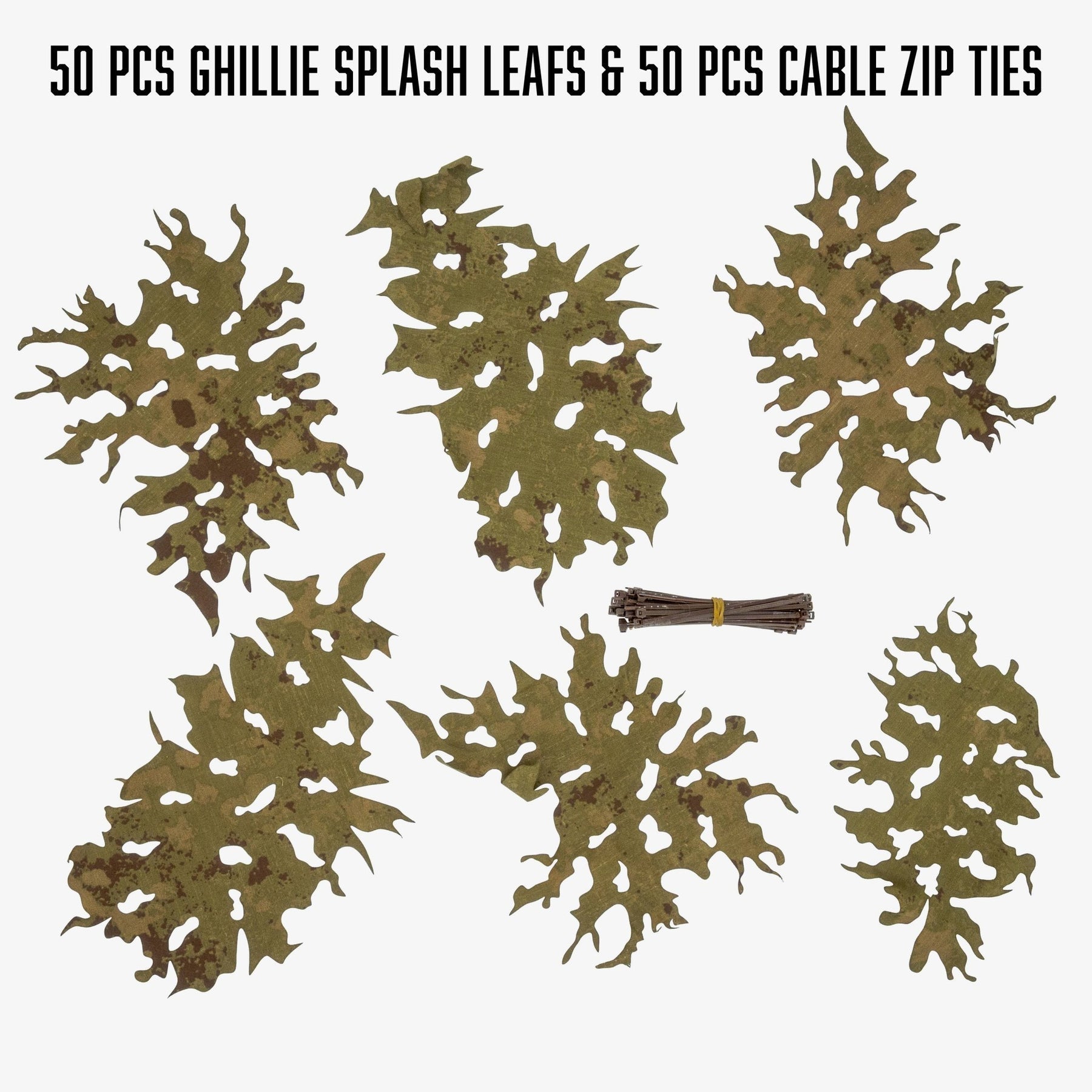 KMCS Ghillie Splash Leaves - 100g pack - Longshot Tactical