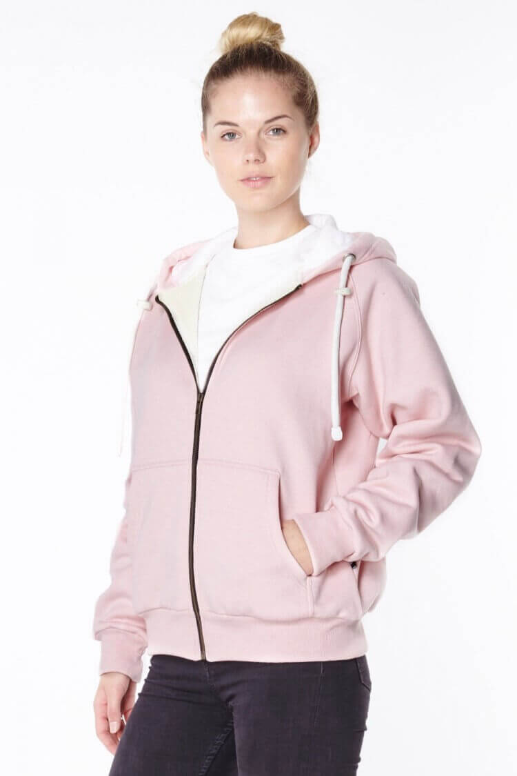 Knife Resistant Anti Slash Hooded Top in Pink - Longshot Tactical