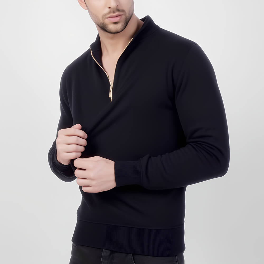 Knife Resistant Anti Slash Protective Zip Up Sweater - Longshot Tactical