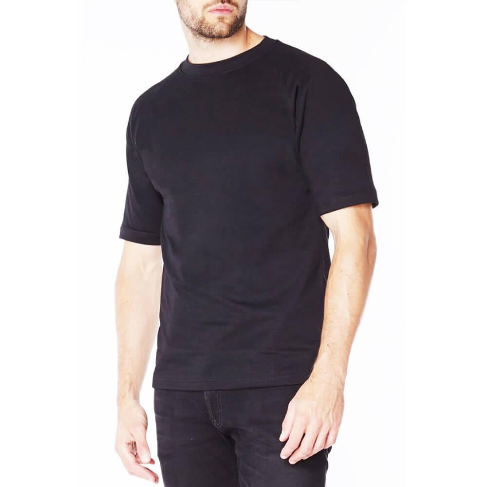 Knife Resistant Anti Slash Short Sleeved T-shirts in Black - Longshot Tactical