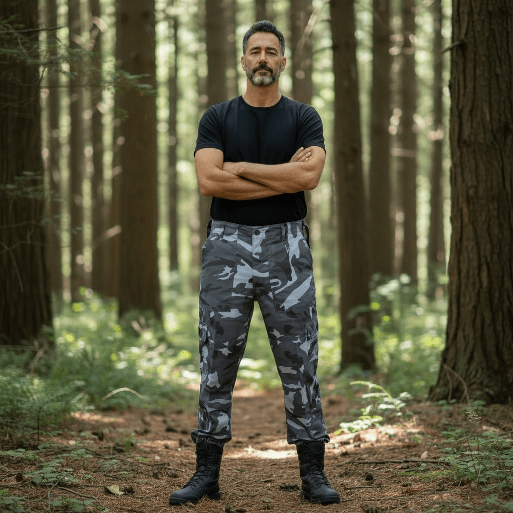 Kombat UK Combat Trousers – Midnight Blue Camo - Longshot Tactical