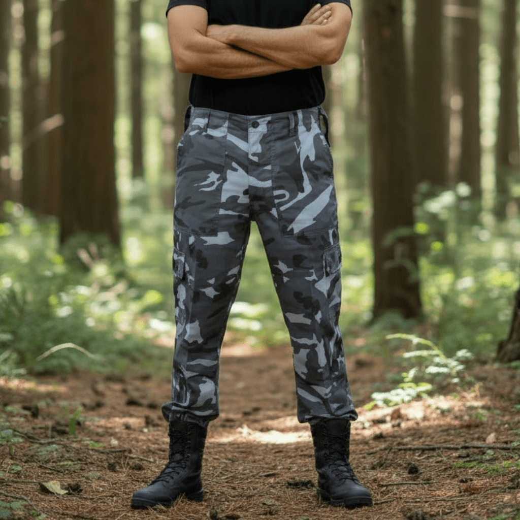 Kombat UK Combat Trousers – Midnight Blue Camo - Longshot Tactical