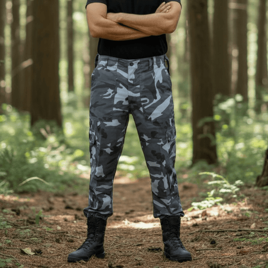 Kombat UK Combat Trousers – Midnight Blue Camo - Longshot Tactical