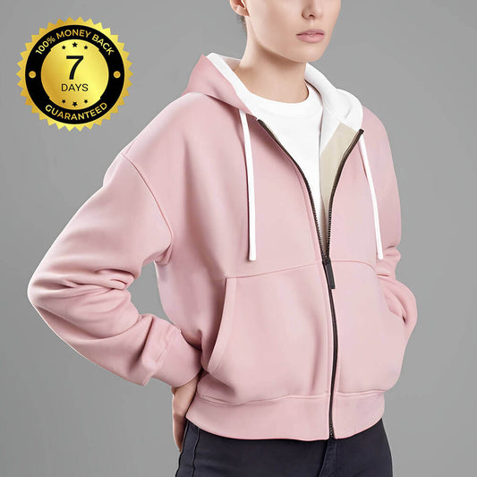Ladies Knife Resistant Anti Slash Hooded Top in Pink - Longshot Tactical