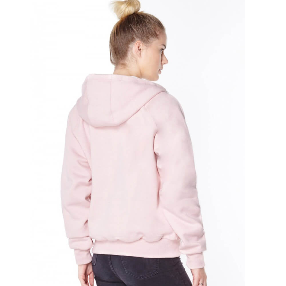 Ladies Knife Resistant Anti Slash Hooded Top in Pink - Longshot Tactical
