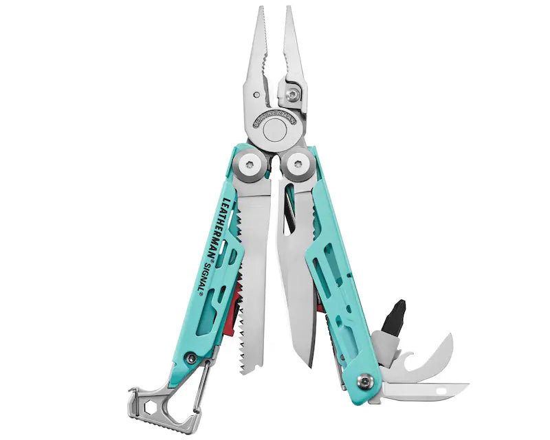 Leatherman Signal® Multi - Tool - Aqua / Silver - Longshot Tactical