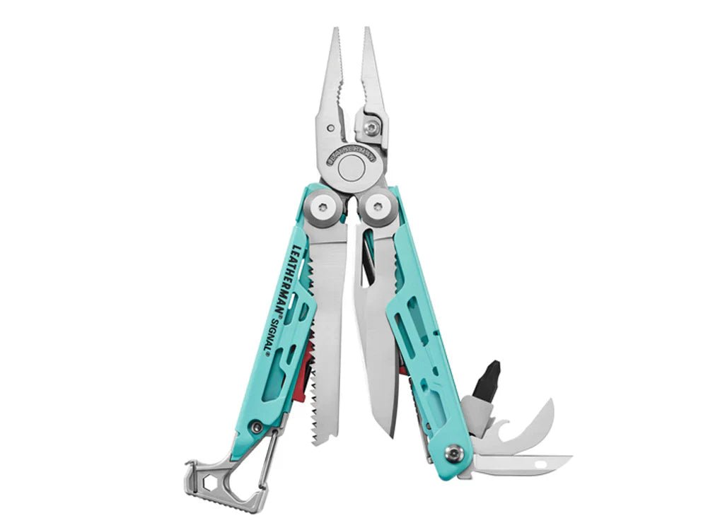 Leatherman Signal® Multi - Tool - Aqua / Silver - Longshot Tactical