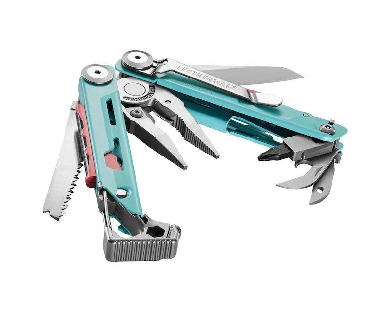 Leatherman Signal® Multi - Tool - Aqua / Silver - Longshot Tactical