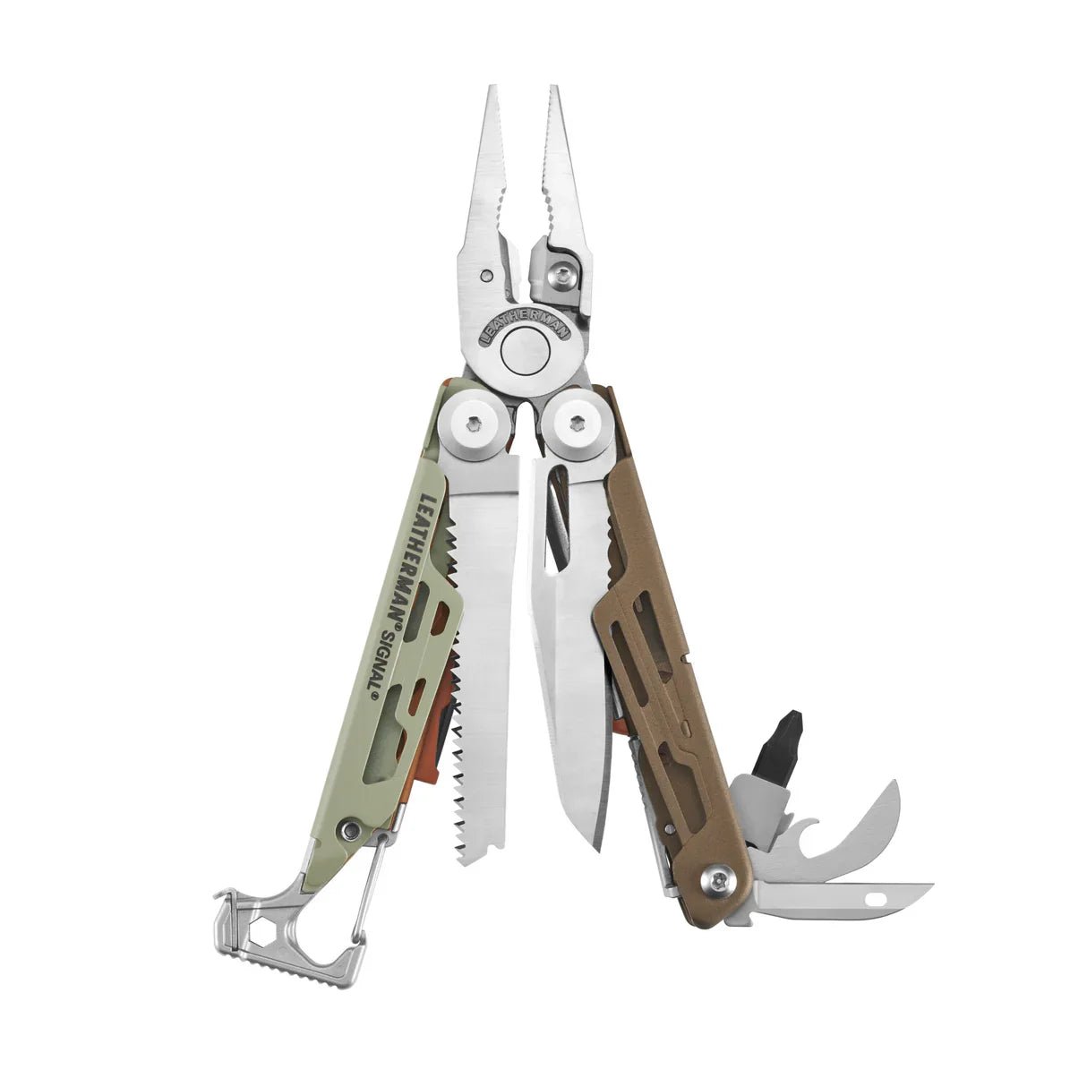 Leatherman Signal® Multi - Tool w/Nylon Sheath (Various Colours) - Longshot Tactical