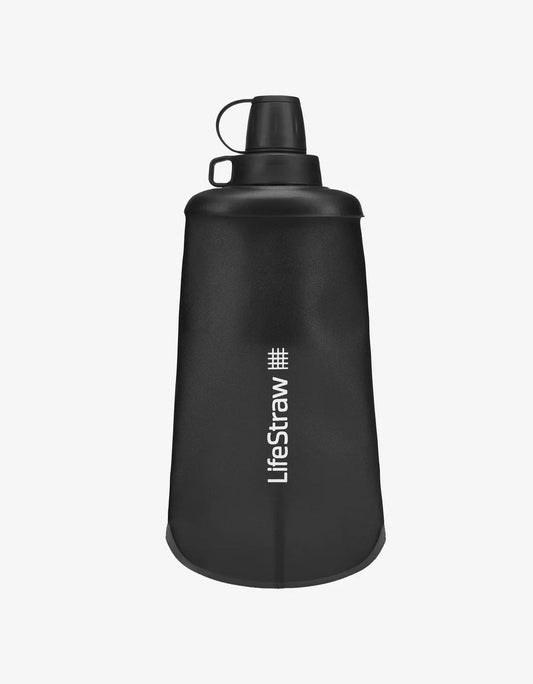 Lifestraw Peak Series Collapsible Squeeze bottle with Filter 1L - Longshot Tactical