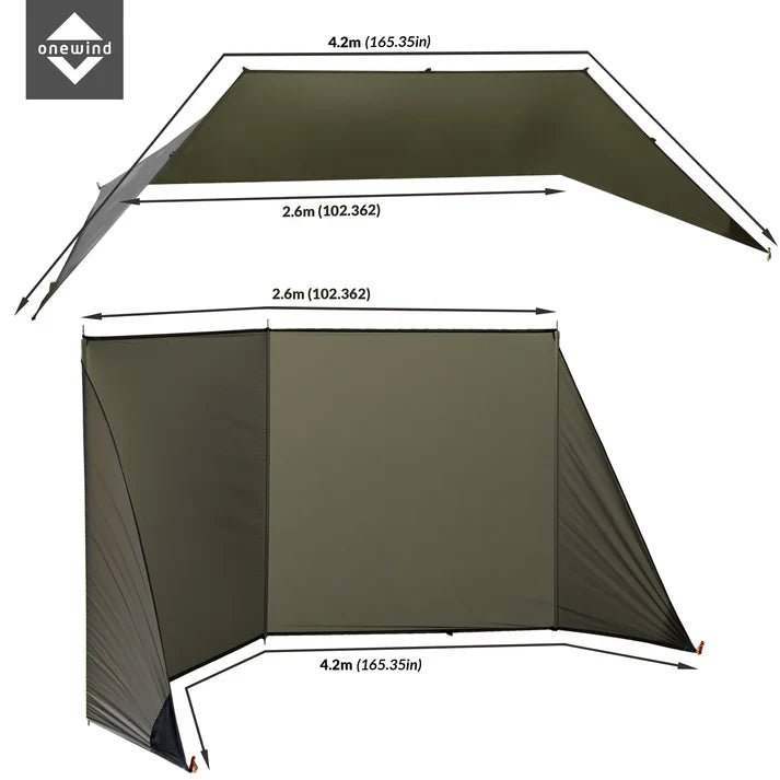 Lightweight Dyad Onewind Shelter - Longshot Tactical
